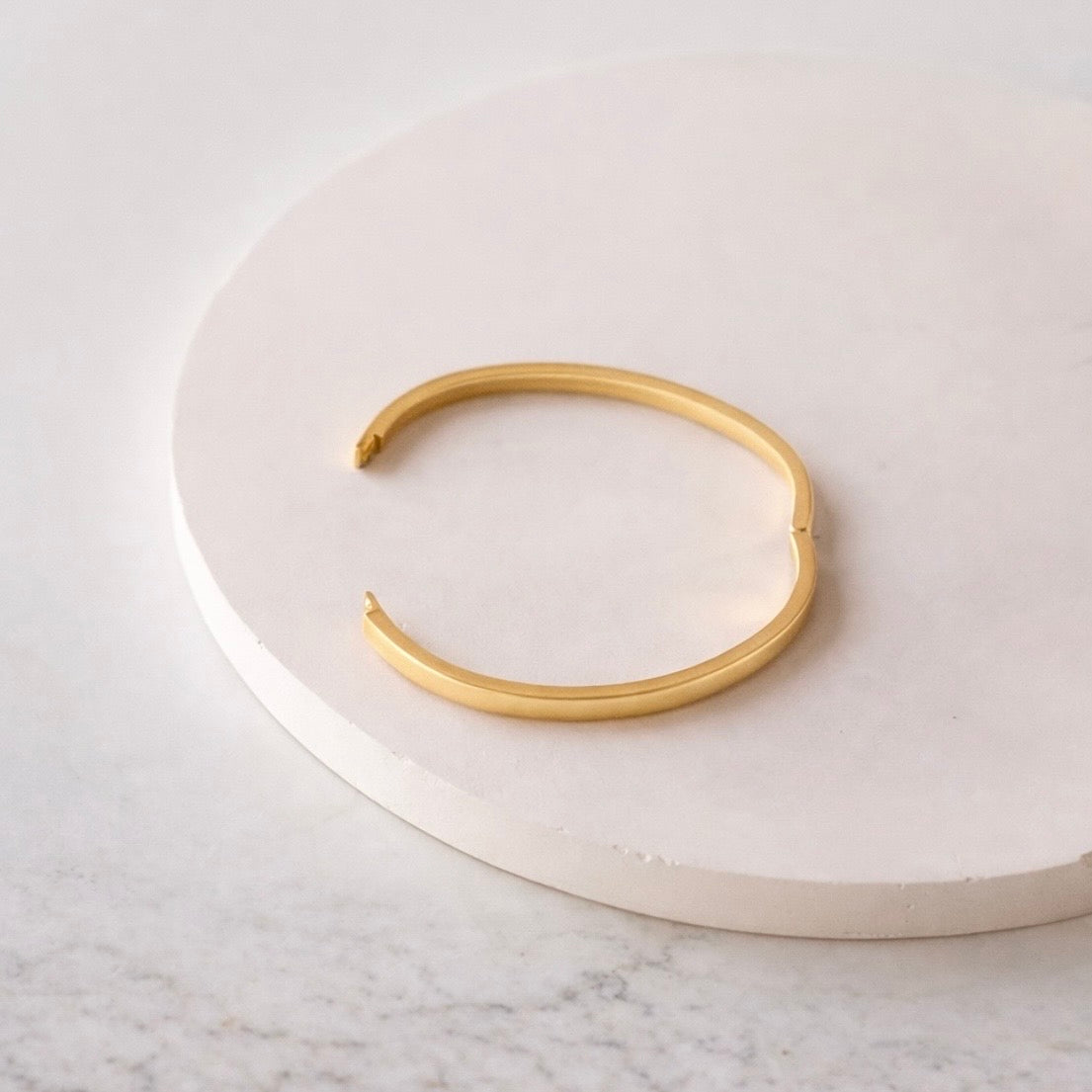Bracelet Jonc plaqué or 18K