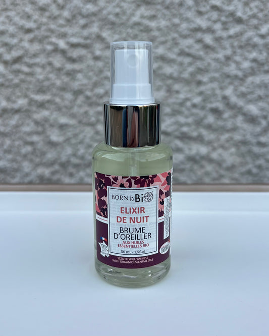 Brume d'oreiller aux huiles essentielles BIO