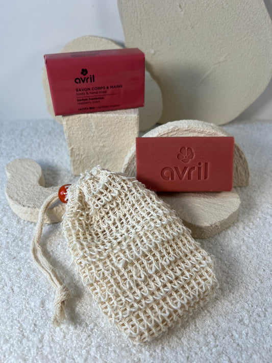 Savon BIO et sachet exfoliant